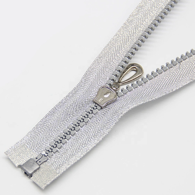 5# Resin Derlin Plastic zipper Silver tooth
