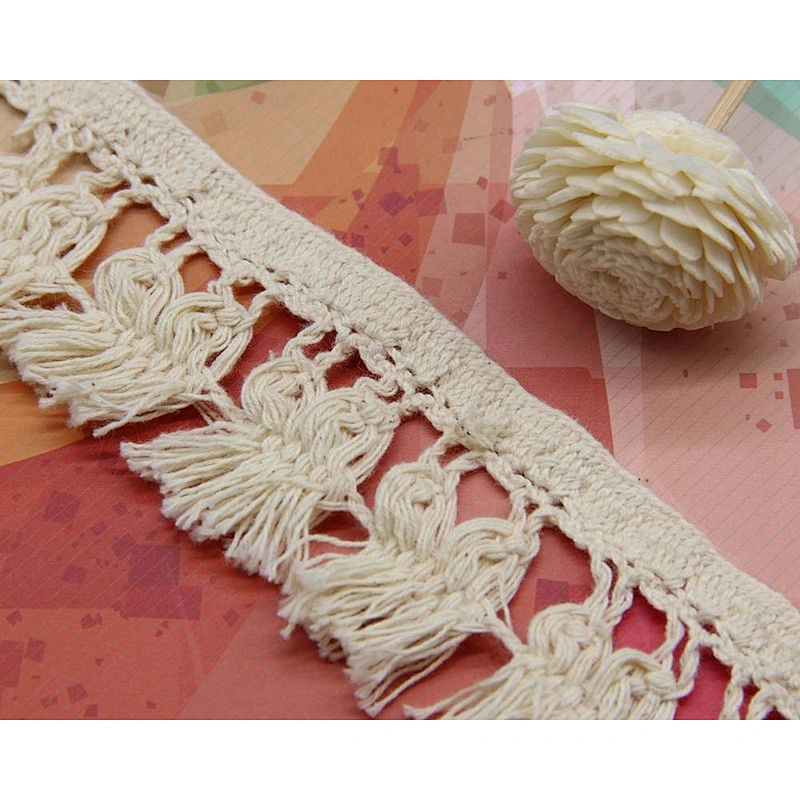 4.5cm Cotton Crochet Lace Trim for Decoration