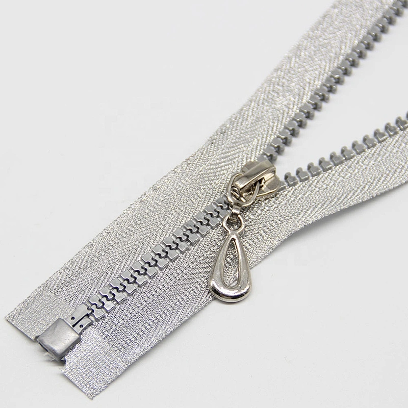 5# Resin Derlin Plastic zipper Silver tooth