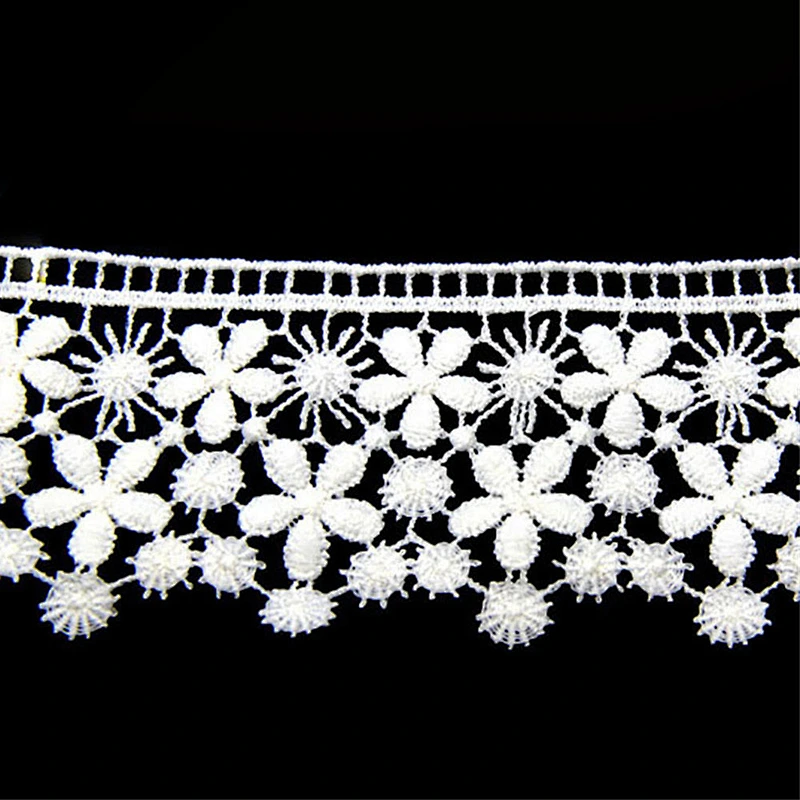 5cm Embroidery Saree Border Cotton Lace Trim