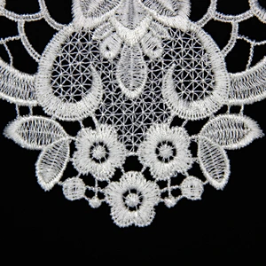 16cm Female Lovely Flower Pattern Polyester Collar Lace