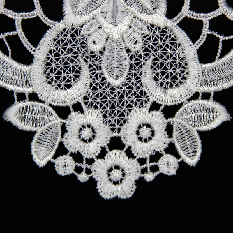 16cm Female Lovely Flower Pattern Polyester Collar Lace