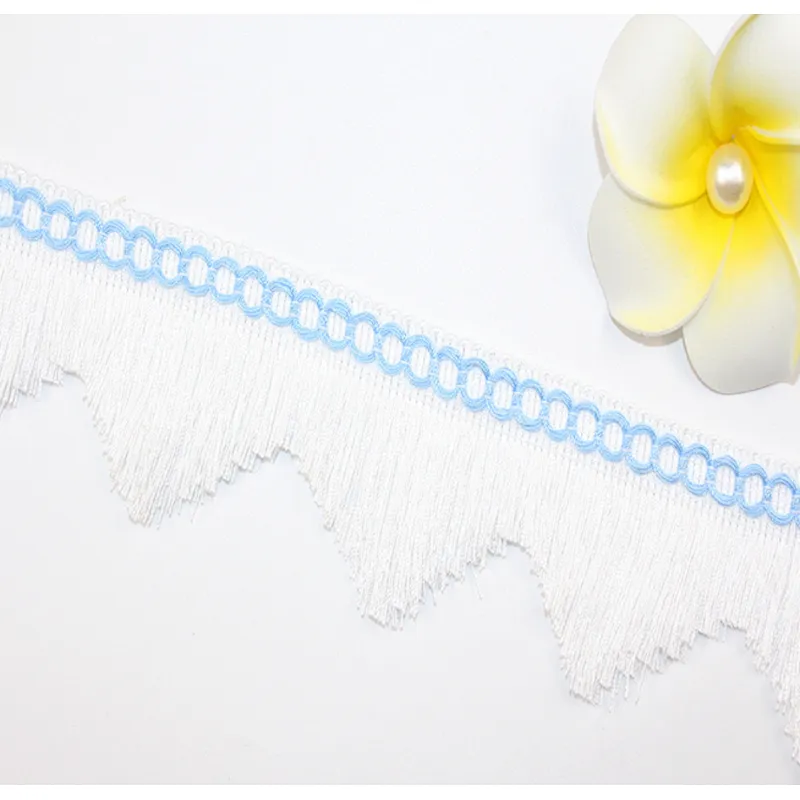 wholesales 5cm african color row of tassel lace for dress