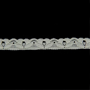 2.1cm Elastic Nylon Lace Ribbon for Cloth Decoration