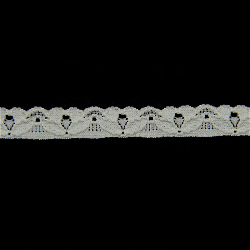 2.1cm Elastic Nylon Lace Ribbon for Cloth Decoration