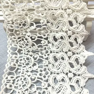 2019 cotton lace african lace fabric chemical lace trim