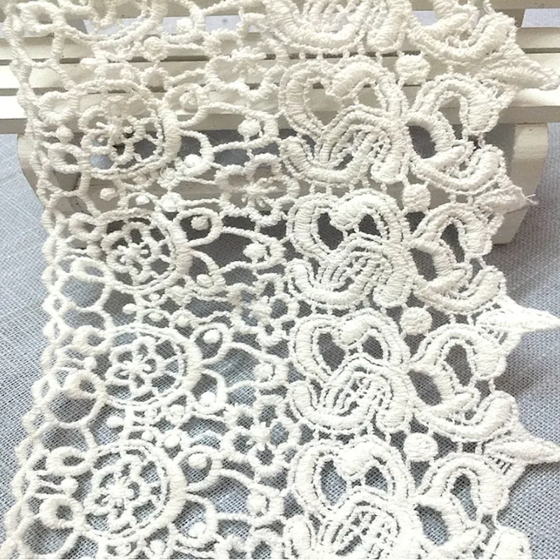 2019 cotton lace african lace fabric chemical lace trim