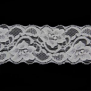 2.5cm Sexy Nylon Spandex Elastic Stretch Lace Trim