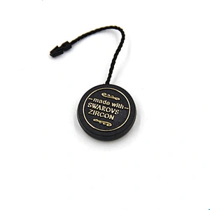 2018 Plastic Hanging Tablet for handbags, Granule for hangtag