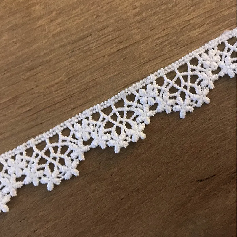 2cm african more designs embroidery  polyester lace trim for textile