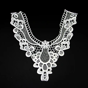 20cm Assorted Leaf Patterns decoration Milk Yarn Collar Lace