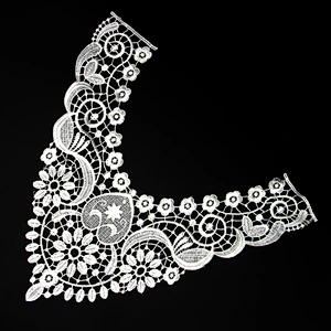 17.5cm Vigorous Elegant Flower Patterns with Decoration Polyester Collar Lace