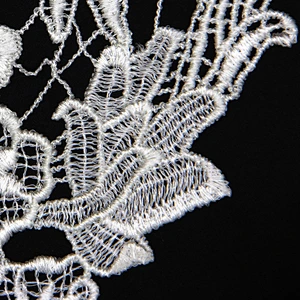 16.5cm V Shaped Polyester various Type Flowers Pattern Collar lace