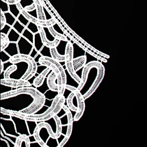 42cm Spring New Style Assorted Pattern Milk Yarn porous Collar Lace