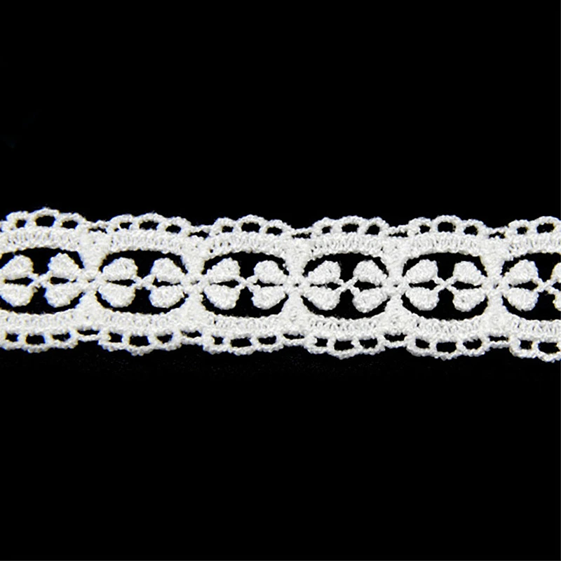 3CM Water Soluble Cotton Embroidery Lace Trim Saree Border Lace