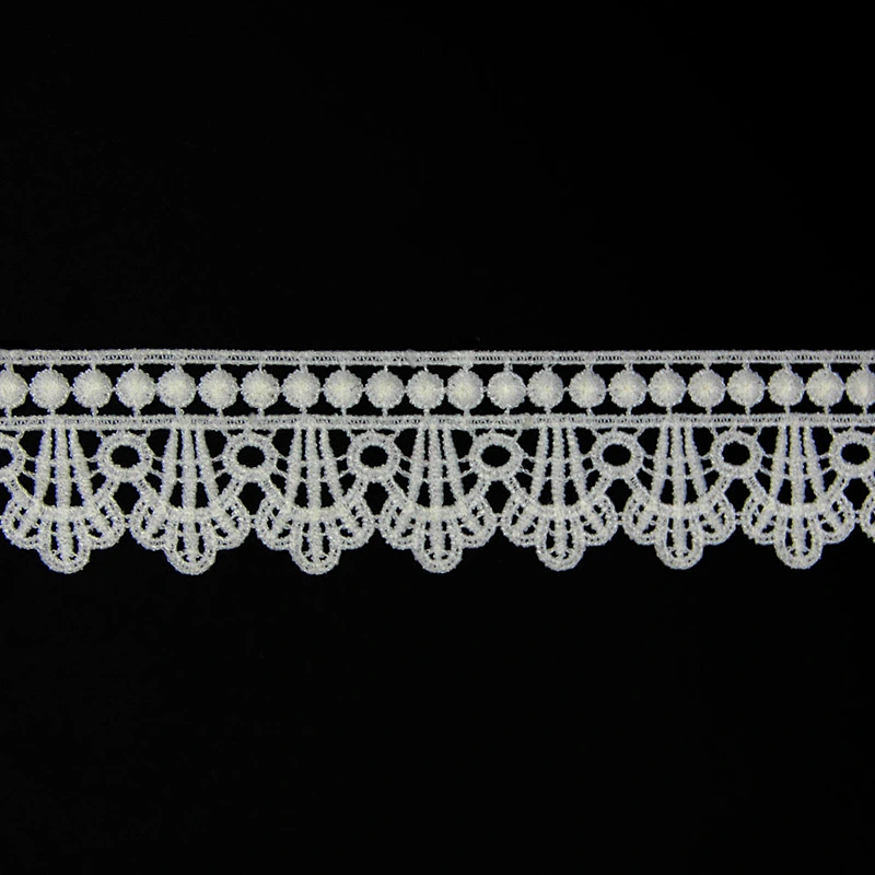 4cm Multiple Purposes Mixed Milk Yarn Chemical Lace