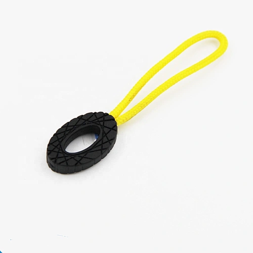 Zipper Puller Manufacturer Custom Logo Paracord Nylon Plastic Zip Pull for cloth