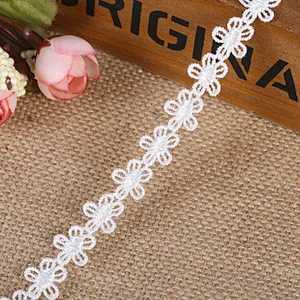 african french 1.5cm  embroidery polyester lace trim