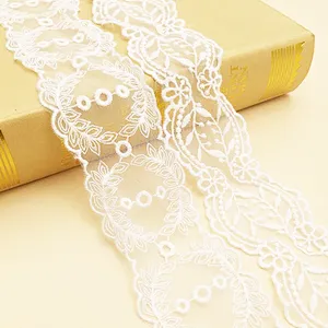 2019 china high quality100%  cotton net lace