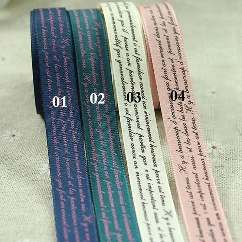 Custom Printed Elastic Satin Ribbon