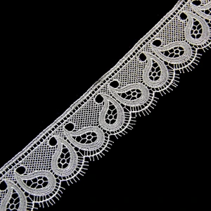 8cm 3d Embroidery Bridal Lace Fabric for Cloth Decoration