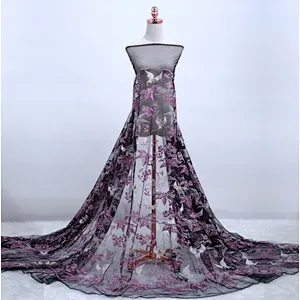 hot sale Luxury african embroidery lace fabric