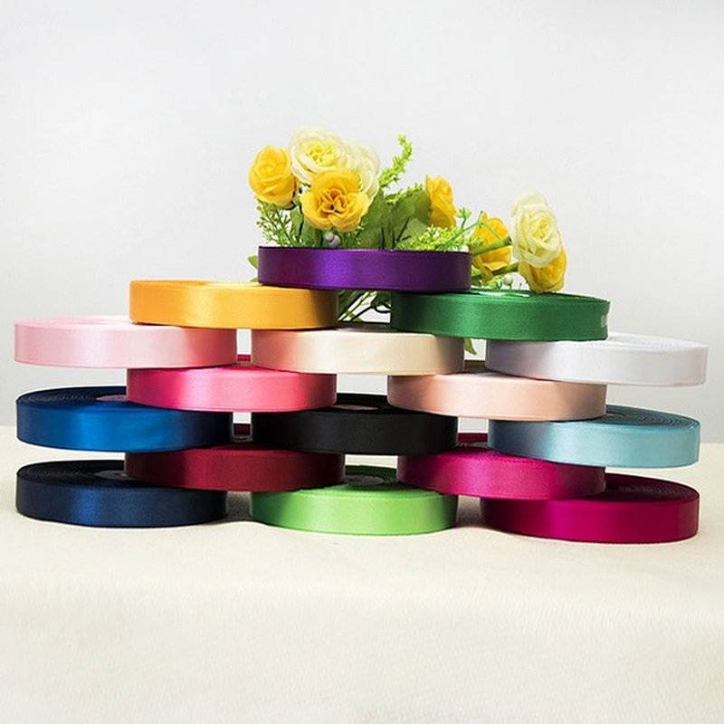 lemo High Quality Customised Colorful Wholesales Satin Ribbon