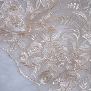 2019 Swiss African Mesh Embroidery French Guipure Lace Fabric