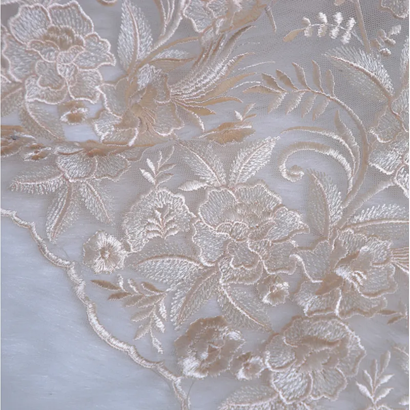 2019 Swiss African Mesh Embroidery French Guipure Lace Fabric