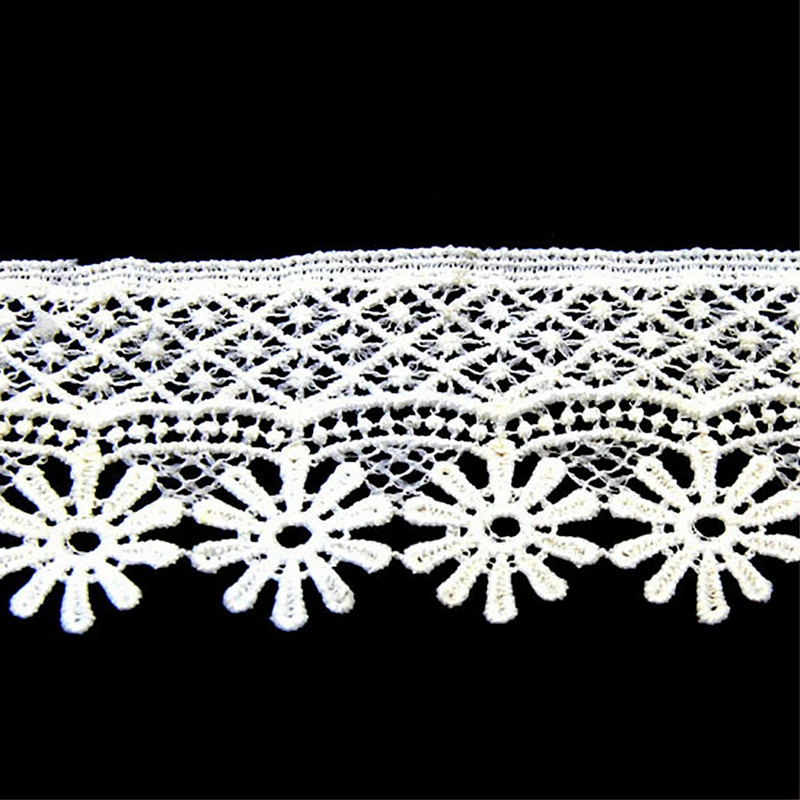5cm Embroidery Saree Border Cotton Lace Trim