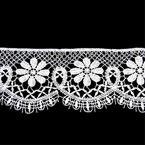 5.5cm Free Sample Lace Manufacturer 100% Cotton Embroidery Lace Trim