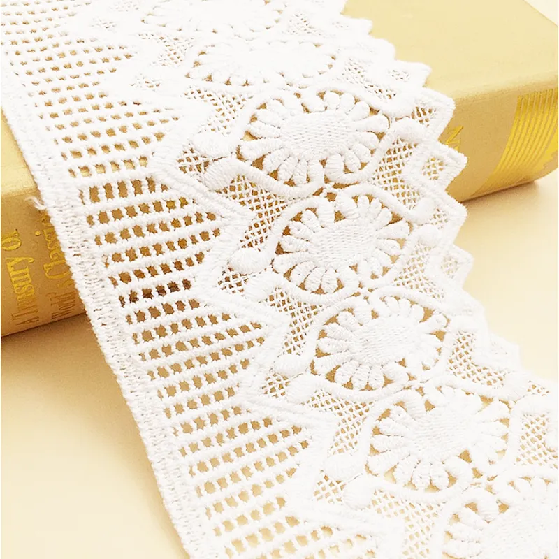 high quality chinese factory wholesale french chemical cotton lace for garment accessories dress
