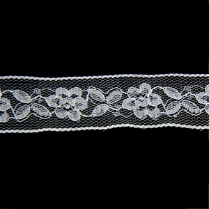 2cm Nylon Polyester Spandex Lace Trimming