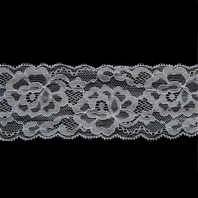3.5CM Nylon Spandex Lycra Lace Fabric