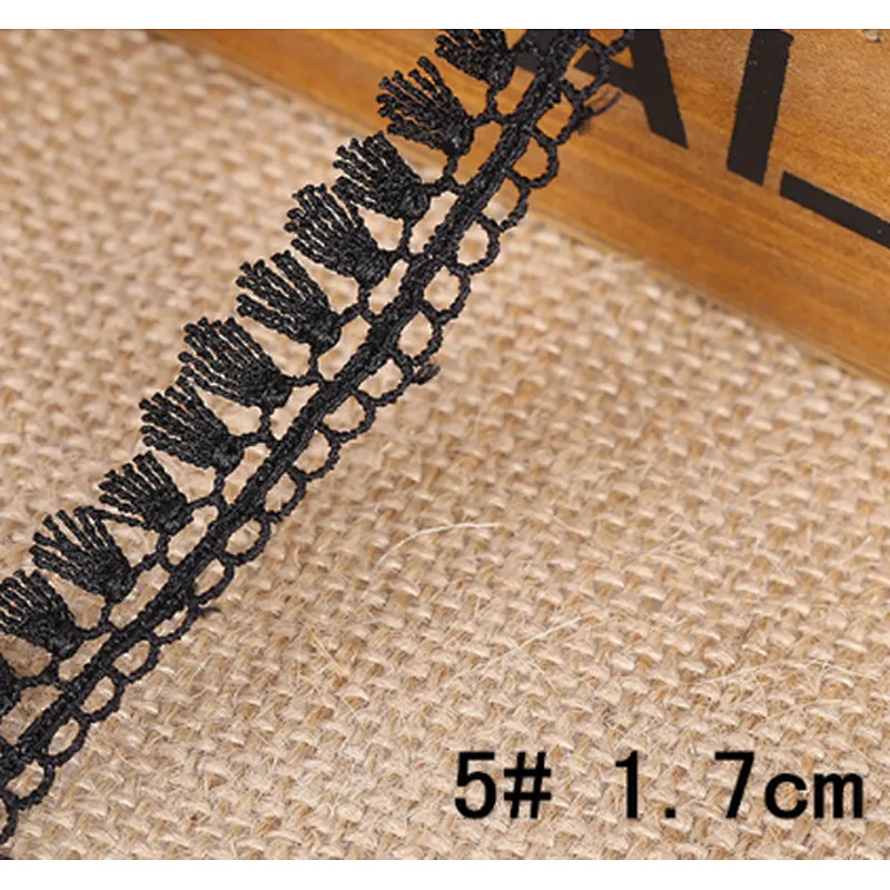 different size african embroidery  polyester  lace trim