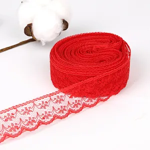 African Multicolor 2CM no-elastic lace trim