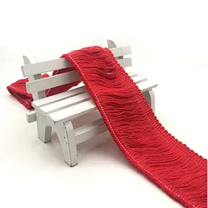 5cm Embroidery Guipure Tassel Cotton Fringe Lace
