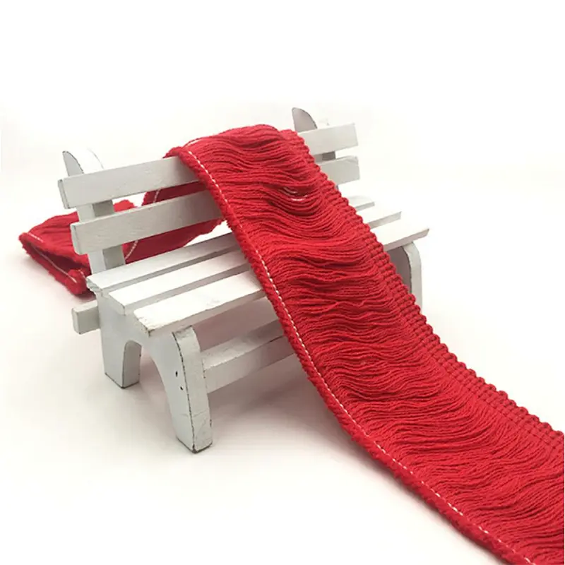 5cm Embroidery Guipure Tassel Cotton Fringe Lace