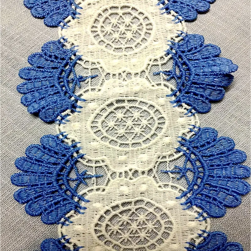 hot selling french lace wholesale 100% polyester embroidery flower Lace fabric