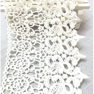 2019 cotton lace african lace fabric chemical lace trim