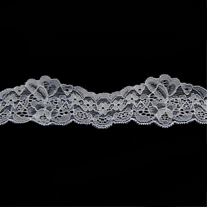 3.3CM Detelle Lingerie White Stretch Stretch Spandex Nylon Lace