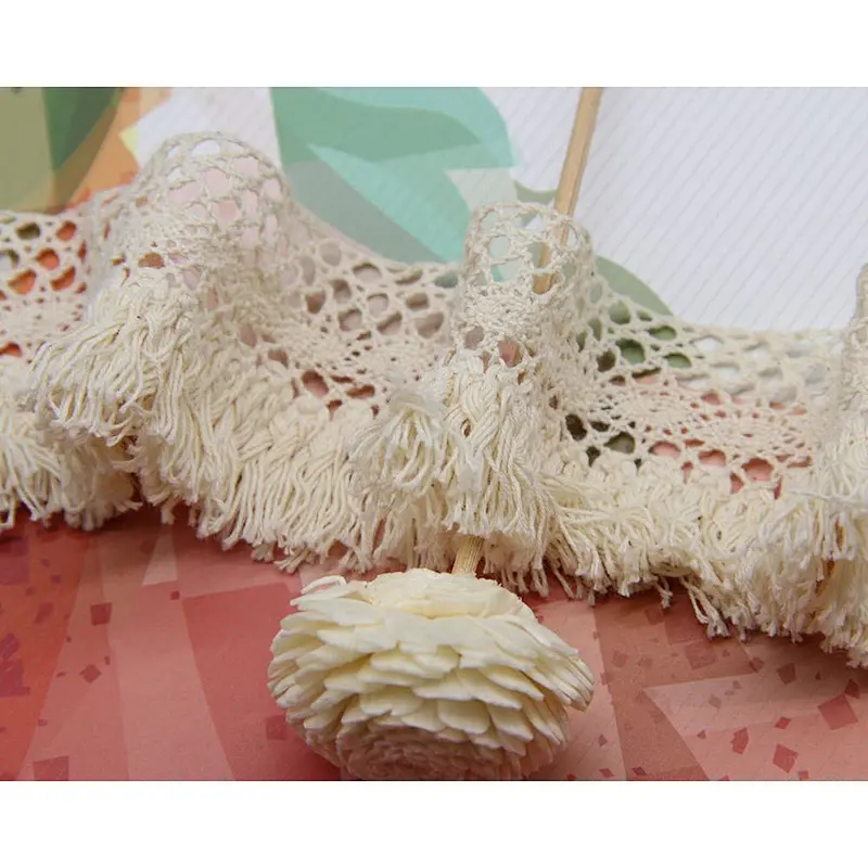 4cm Cotton Crochet Lace with Fashion Design