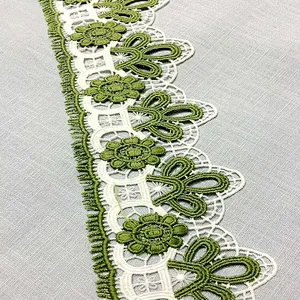 african high quality new design popular bridal embroidery chemical lace for dress
