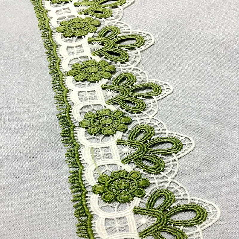 african high quality new design popular bridal embroidery chemical lace for dress