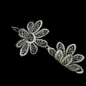 4cm Vivid Mesh Decorative Petal shaped Clothing Lace