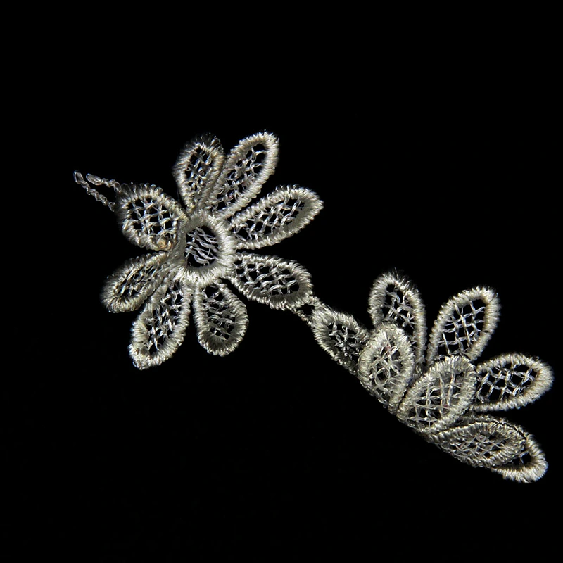 4cm Vivid Mesh Decorative Petal shaped Clothing Lace