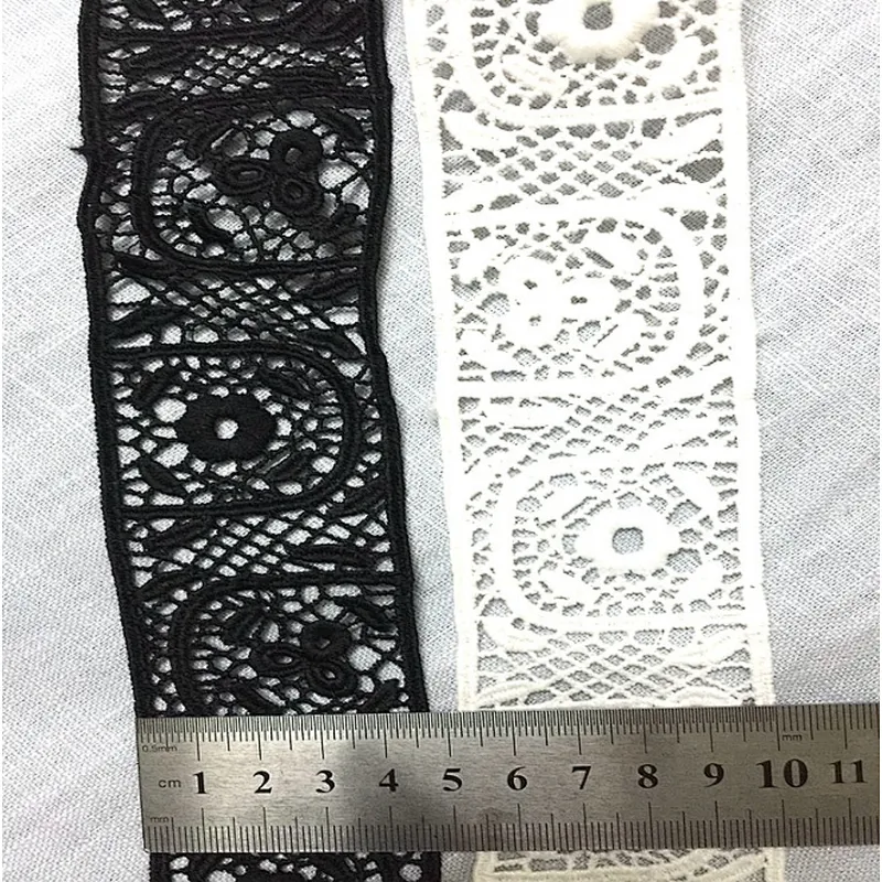 2019 embroidery african lace fabric chemical  lace trim for women dress