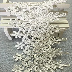 2019 newest best selling lace fabric polyester chemical lace trim