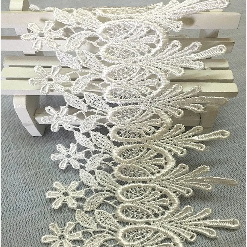 2019 newest best selling lace fabric polyester chemical lace trim