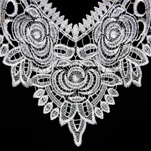 14.5cm Artistic Flower Pattern Polyester Collar Lace